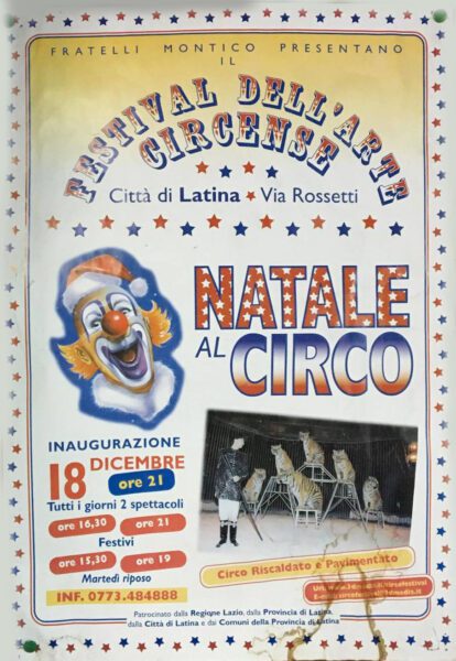 FESTIVAL CIRCO A LATINA DA IL MESSAGGERO 22/12/1999
