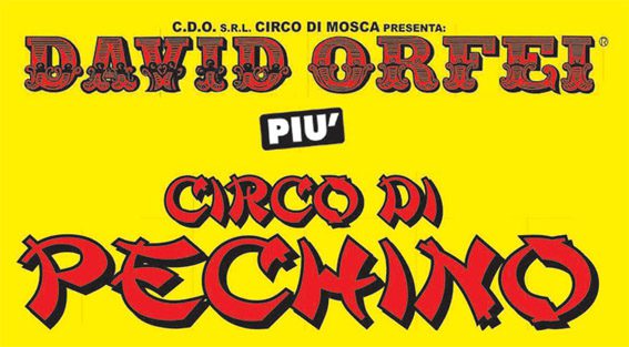 DAVID ORFEI più IL CIRCO DI PECHINO Rossante