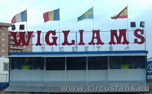 CIRCUS WIGLIAMS: esterni a Roma Cinecittà