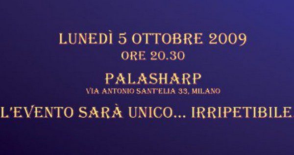 MENO 3 GIORNI AL TOGNI SHOW AL PALASHARP DI MILANO