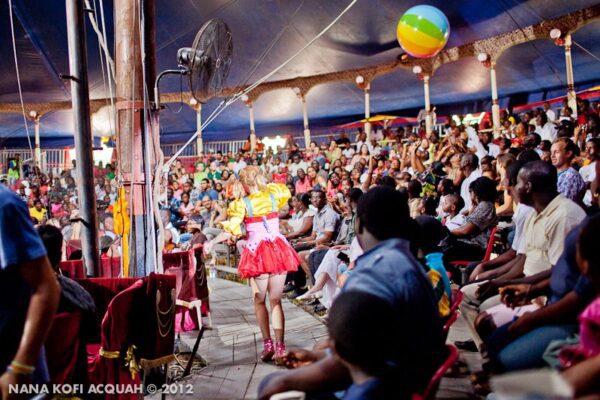 Il circo italiano della famiglia Togni in Ghana