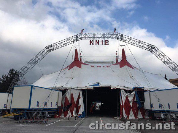 CIRCO KNIE (Svizzera): Le foto della nuova antenna ad arco 