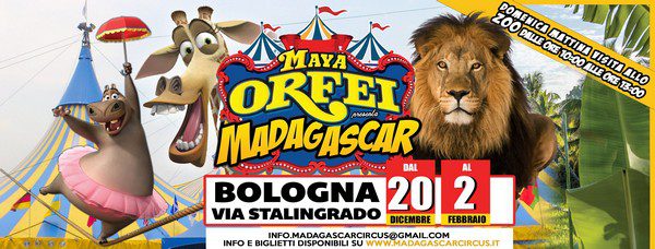 Bologna: affluenza record al Maya Orfei Circo Madagascar