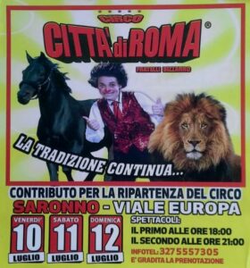 CIRCO CITTA' DI ROMA (A. BIZZARRO) RIPARTE IN TOUR