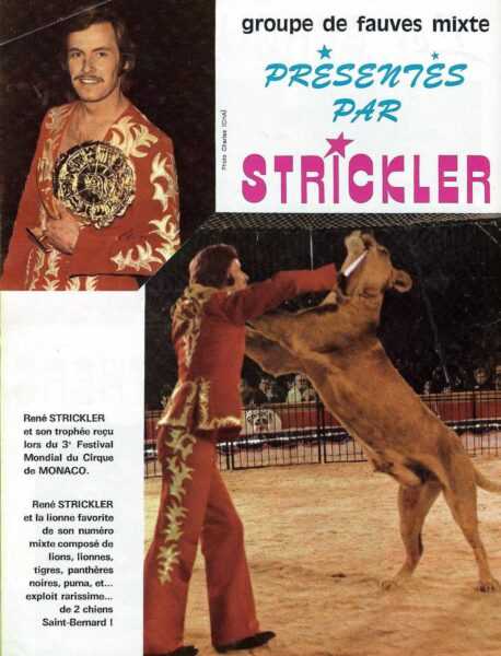 RENE' STRICKLER - WORLD CIRCUS ARTIST