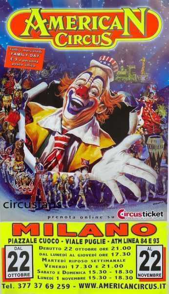 IL CIRCO AMERICANO RIPARTE DA MILANO