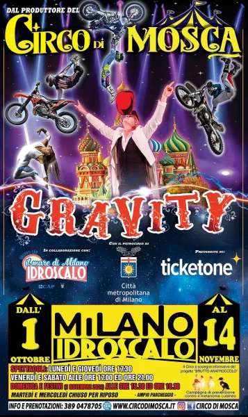 CIRCO DI MOSCA A MILANO: IL MONTAGGIO
