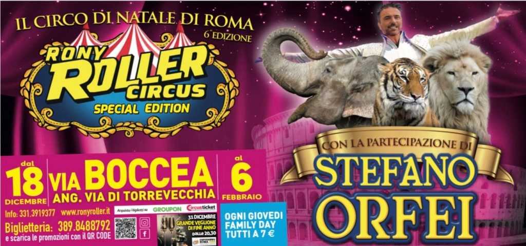 CIRCO RONY ROLLER: La pubblicità di Roma