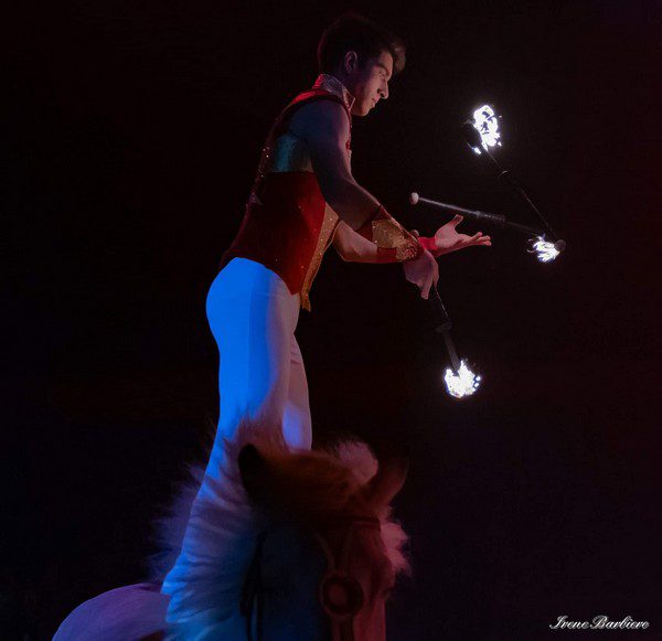 FAMIGLIA TOGNI AL CIRCO ROLANDO ORFEI