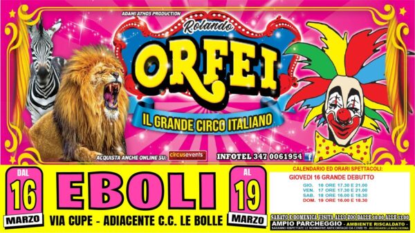 CIRCO ROLANDO ORFEI A EBOLI