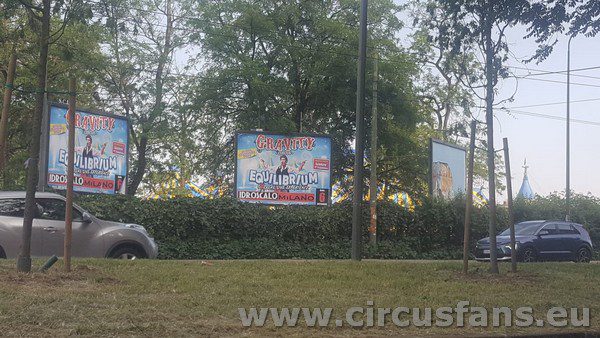 GRAVITY CIRCUS A MILANO la prima pubblicità