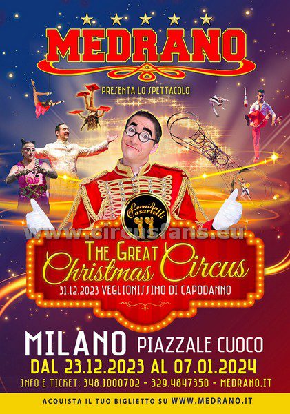 MEDRANO CHRISTMAS CIRCUS 2023/2024: tour e programma