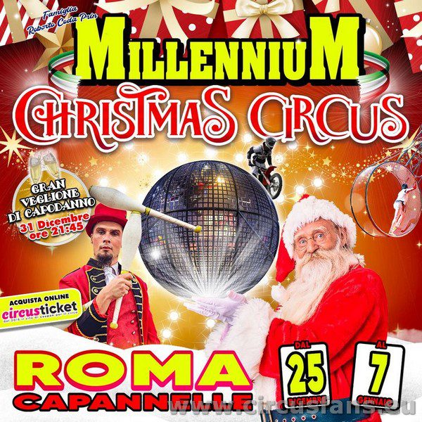MILLENNIUM CHRISTMAS CIRCUS PER NATALE 2023 A ROMA