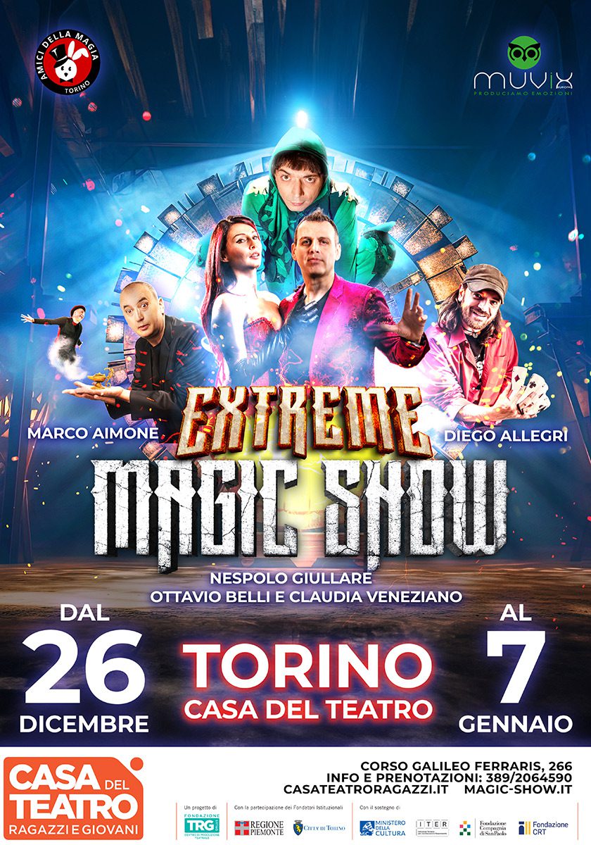 A Torino Extreme Magic Show con le grandi illusioni di Ottavio Belli