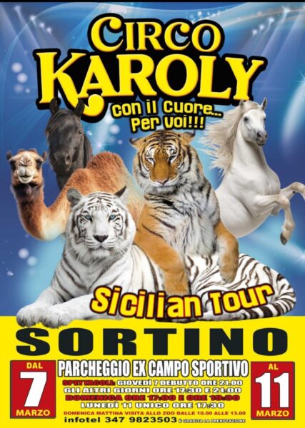 APRE IL NUOVO CIRCO KAROLY STASERA DEBUTTA IL CIRCO KAROLY