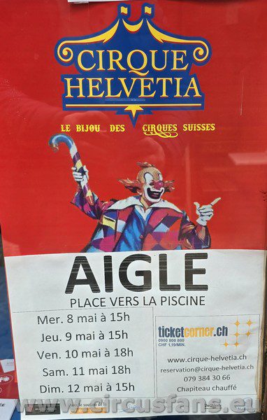 CIRQUE HELVETIA AD AIGLE 2024 FOTO ESTERNI