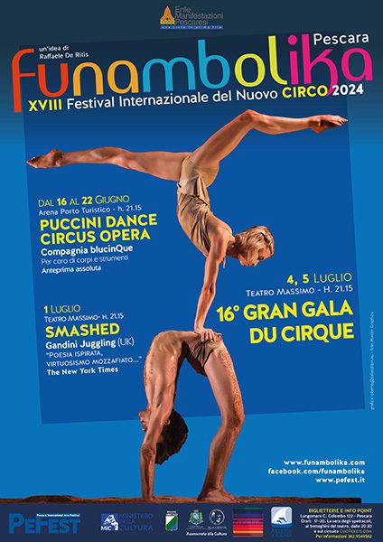 IL PROGRAMMA DEL GRAN GALA' DU CIRQUE DI FUNAMBOLIKA