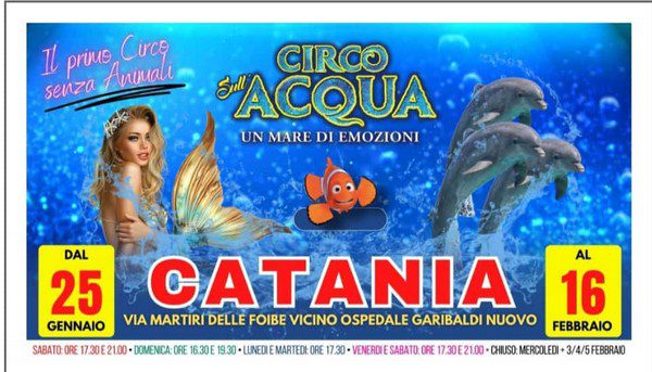 CIRCO SULL'ACQUA: LE PROSSIME PIAZZE DEL TOUR 24/25