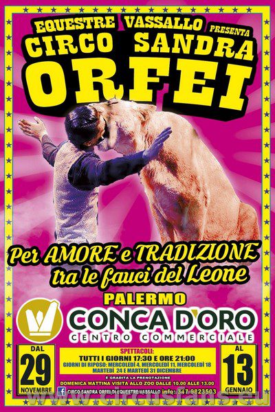 TERZO CIRCO A PALERMO PER NATALE IL VENTO ABBATTE IL CIRCO SANDRA ORFEI
