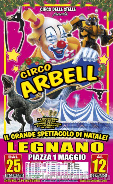 CIRCO DELLE STELLE presenta CIRCO ARBELL PER NATALE...