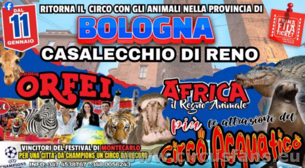 CIRCO PAOLO ORFEI PER LE FESTIVITA' NATALIZIE 24/25 A .....