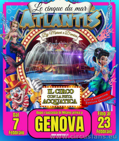 LE CIRQUE DU MAR DOPO MILANO ARRIVA A ....