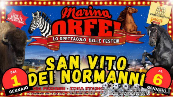 CIRCO MARINA ORFEI E' RIENTRATO IN ITALIA ED E' .....