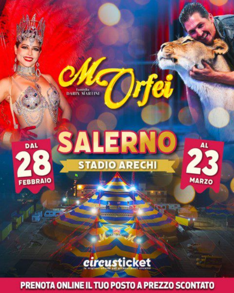 CIRCO M. ORFEI A SALERNO: MONTAGGIO INIZIATO foto