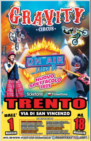 GRAVITY CIRCUS DOPO MERANO SARA' A .....