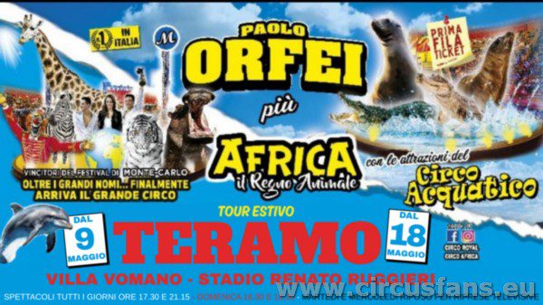 CIRCO PAOLO ORFEI AFRICA NEWS 30-04-2025
