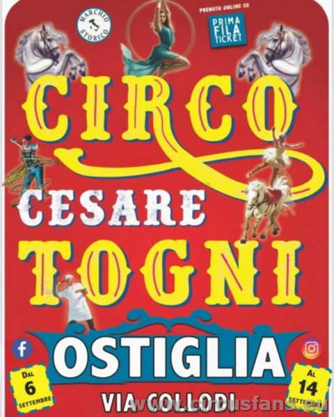 IL CIRCO CESARE TOGNI RIPARTE DA .....