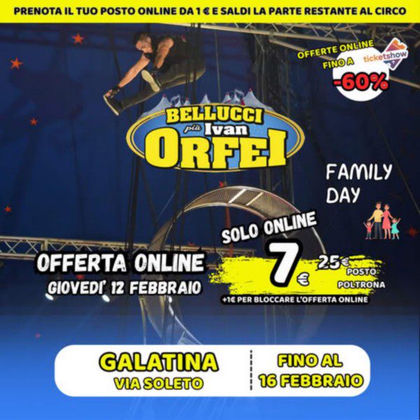 CIRCO BELLUCCI PIU' IVAN ORFEI NEWS 11-02-26