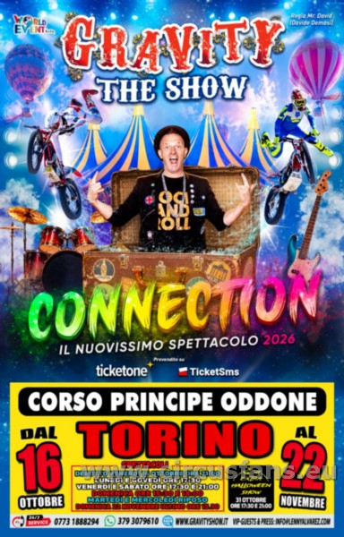 GRAVITY THE SHOW ANNUNCIA UN NUOVO RINVIO A TORINO