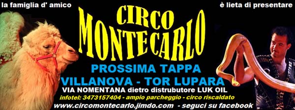 CIRCO MONTECARLO (D'Amico): nuovo programma