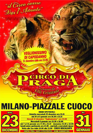 CIRCO DI PRAGA CRISTIANI: lo spettacolo Milano 2009/10