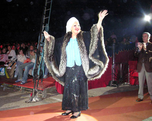 Moira Orfei (Napoli, 2007) - Foto Gaetano Ranavolo