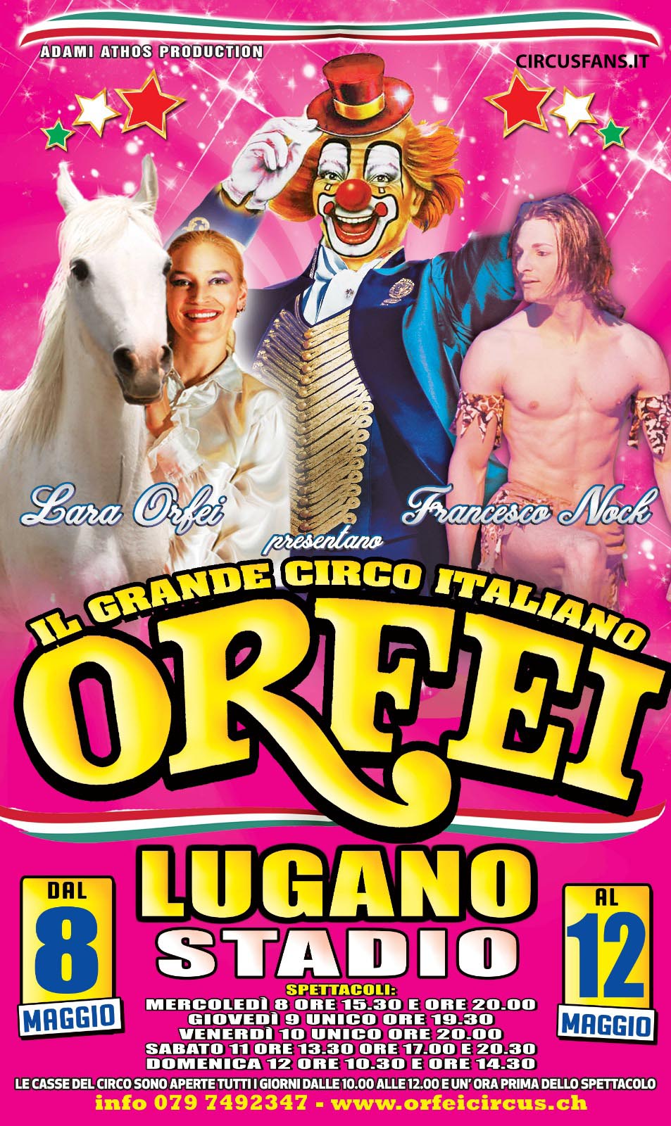 CIRCO ROLANDO ORFEI IN TOURNEE IN SVIZZERA